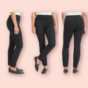 Everlane The Side-Zip Stretch Cotton Pant Pull On Elastic Waist Sz 6